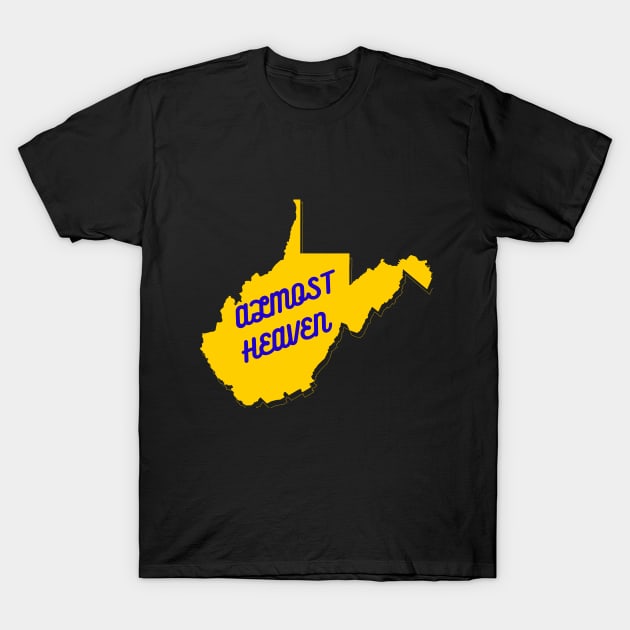 ALMOST HEAVEN WEST VIRGINIA T-Shirt by Pastoress Smith